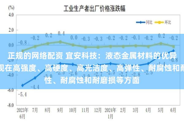 正规的网络配资 宜安科技：液态金属材料的优异性能主要体现在高强度、高硬度、高光洁度、高弹性、耐腐蚀和耐磨损等方面