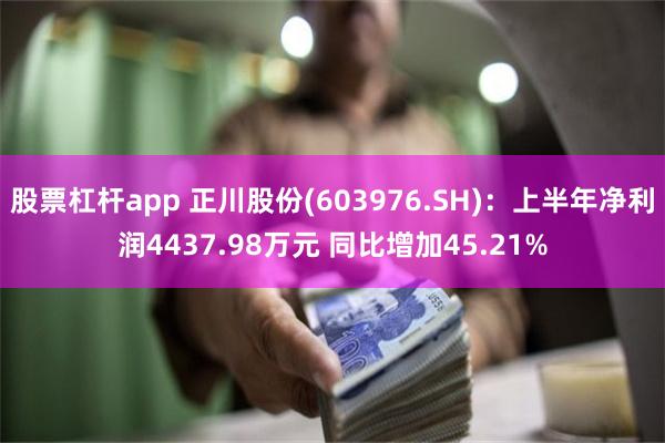 股票杠杆app 正川股份(603976.SH)：上半年净利润4437.98万元 同比增加45.21%