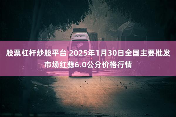 股票杠杆炒股平台 2025年1月30日全国主要批发市场红蒜6.0公分价格行情