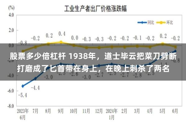 股票多少倍杠杆 1938年，道士毕云把菜刀劈断打磨成了匕首带在身上，在晚上刺杀了两名